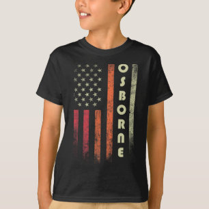 Camiseta Osborne Surname Funny Retro Vintage Birthday Ameri