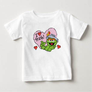 Camiseta Oscar "Eu Amo Lixo" do Dia dos Namorados