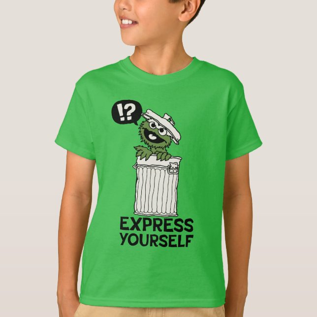 Camiseta Oscar, o Grouch Expresse-se (Frente)