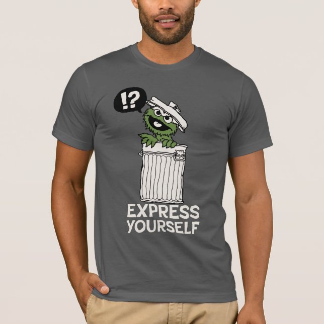 Camiseta Oscar, o Grouch Expresse-se (Frente)