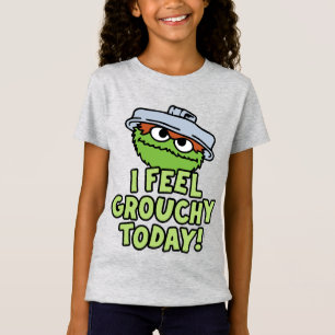 Camiseta Oscar, o Grouch   Sinto-Me Agitada Hoje!