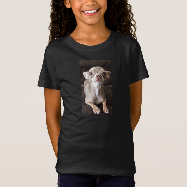 Camiseta Oscar o t-shirt/camisola azuis da chihuahua (Frente)