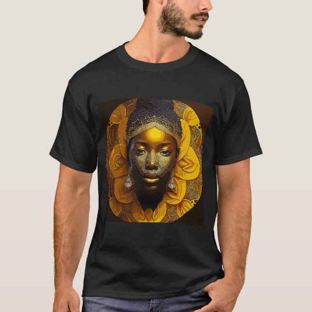 Camiseta Oshun dos Girassóis (Frente)