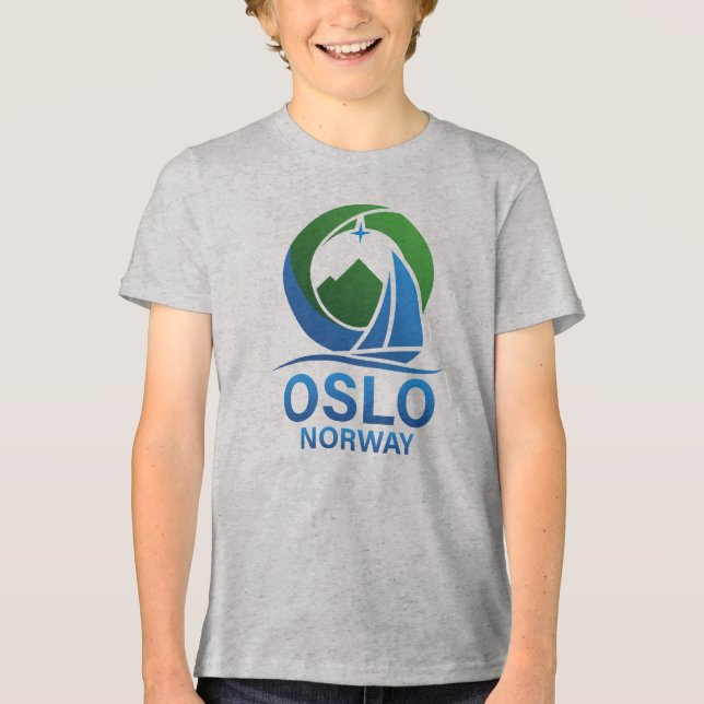 Camiseta Oslo Noruega Europa (Frente)