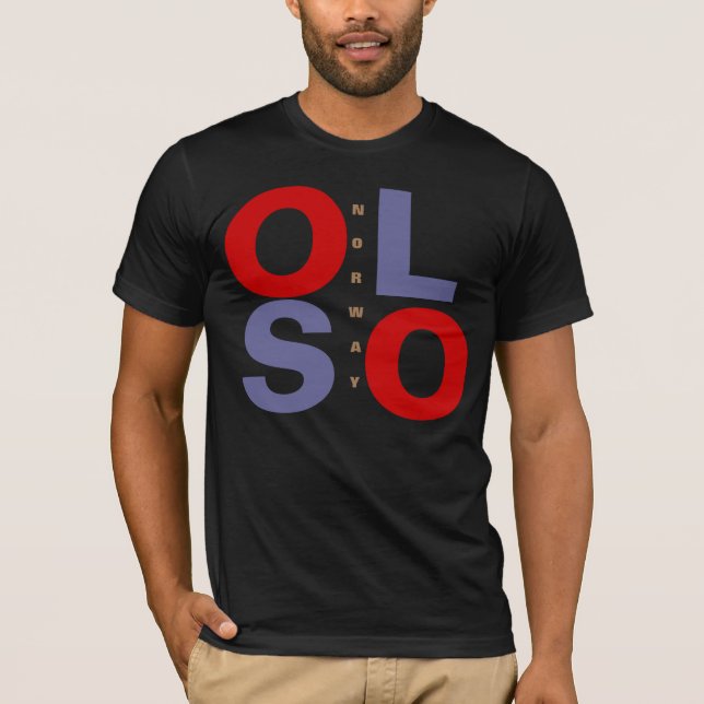 CAMISETA OSLO NORWAY (Frente)