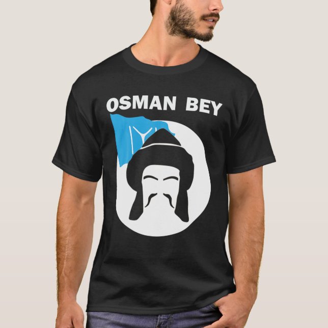 Camiseta Osman Bey Ertugrul Kurulus Kayi Flag Ottoman Empir (Frente)