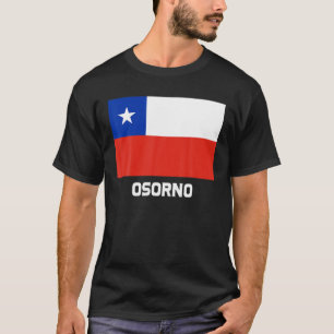 Camiseta Osorno Republica Chile Flag Emblem Bandera