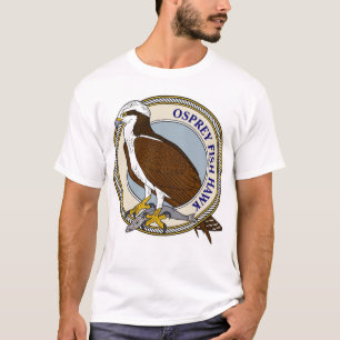 Camiseta Osprey (falcão de peixes) com captura-m