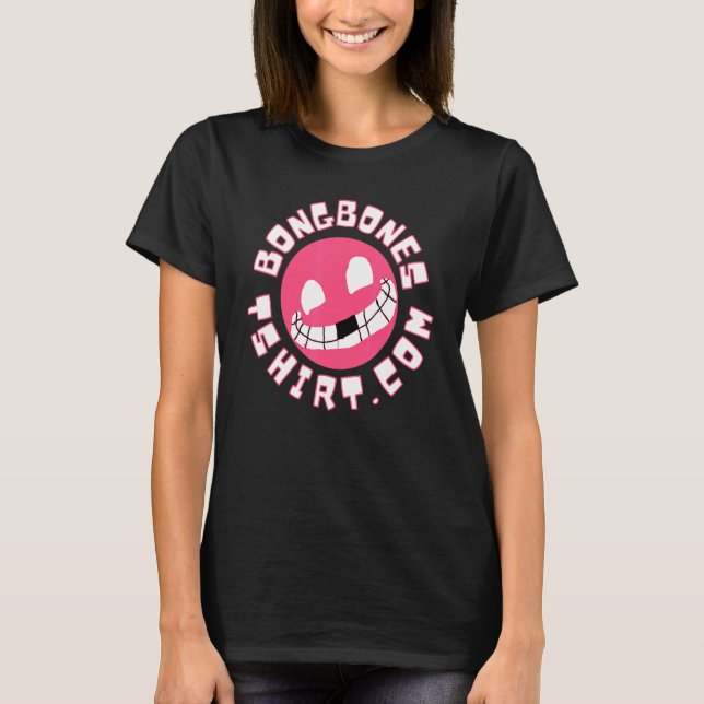 Camiseta Ossos de Bong Com Design (Frente)