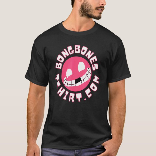 Camiseta Ossos de Bong Com Design (Frente)
