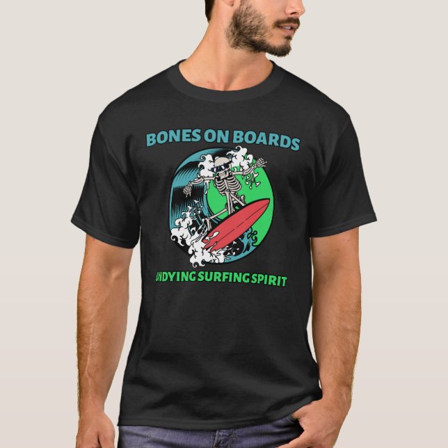 Camiseta Ossos Em Conselhos Que Desenterram O Crânio Da Esp (Frente)