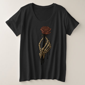 Camiseta Ossos Tatuados | glamour de rua de halloween