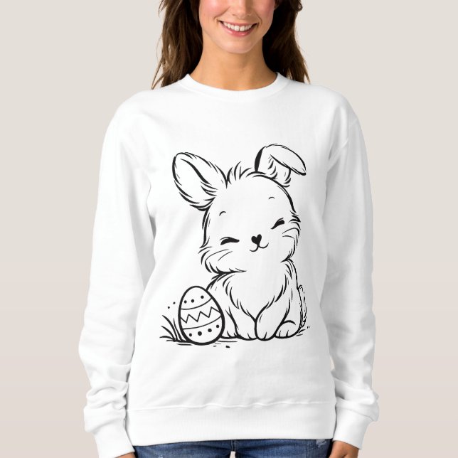 Camiseta Osterhäschen mit Osterei (Frente)