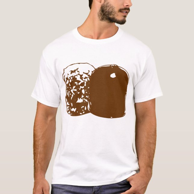 Camiseta Österreich Rettet die Schwedenbombe Schokolade (Frente)