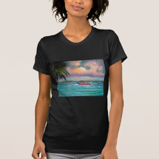 Camiseta Ostra que colhe na baía de Apalachicola