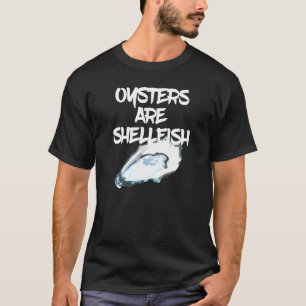 Camiseta Ostras São Marisco - Eu Amo Os Meus Crustáceos