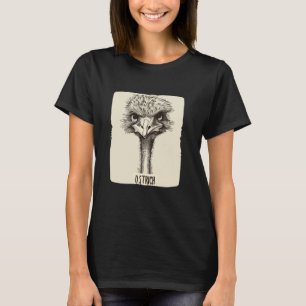 Camiseta Óstrich, bonito, costume de corrida, Birds Lov