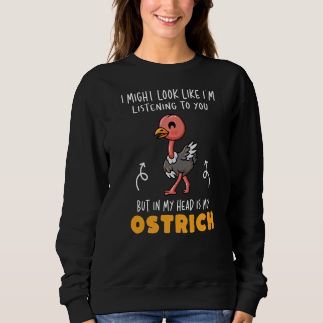 Camiseta Ostrich Cute Ostrich (Frente)