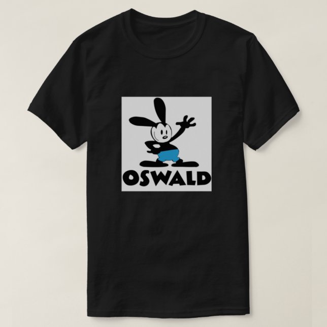 Camiseta Oswald, a Tripla Mistura do Coelho Sortudo (Frente do Design)
