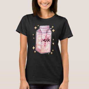 Camiseta Otaku Aestético Retro 90s Egirl Eboy Milk Shake Ca