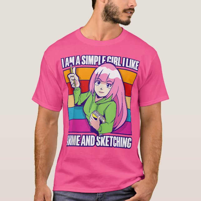 Camiseta Otaku Anime (Frente)