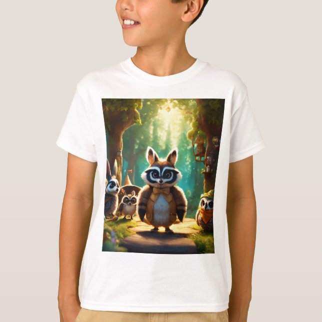 Camiseta "Ótima Academia Oculta e Procura Tee" (Frente)