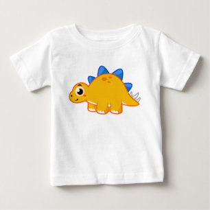 Camiseta Ótima Ilustração De Um Estegossauro.