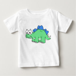 Camiseta Ótima Ilustração De Um Estegossauro. 2