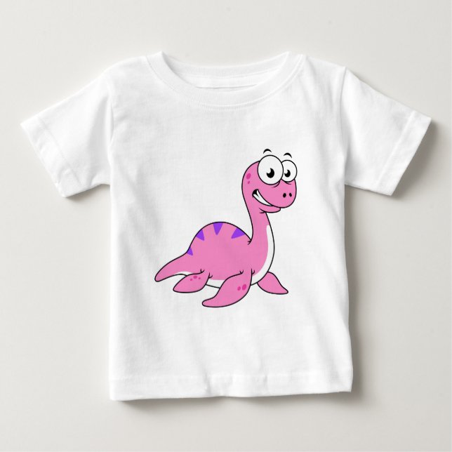 Camiseta Ótima Ilustração Do Monstro Do Ness Loch. (Frente)