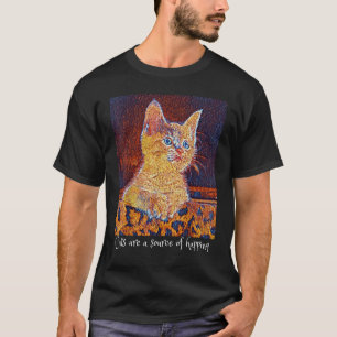 Camiseta Ótima pintura apenas para gato