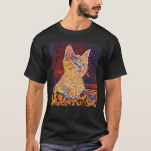 Camiseta Ótima Pintura Só para gato