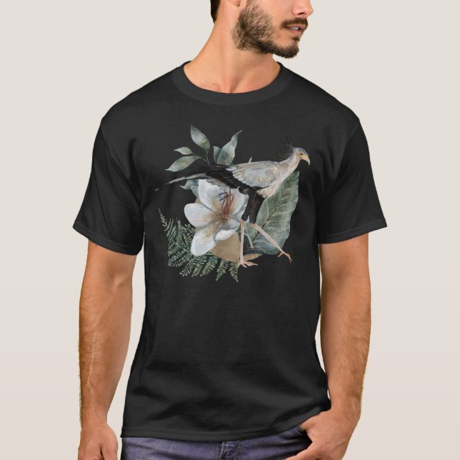 Camiseta Ótima Watercolor Ilustração de um Secretário Bi (Frente)