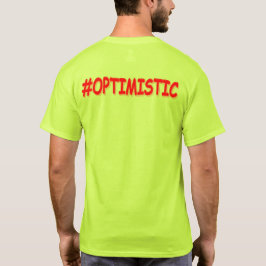 Camiseta "#OTIMISTA" Design. Compre agora