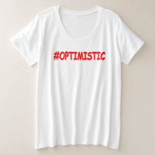 Camiseta "#OTIMISTA" Design. Compre agora