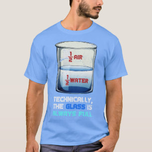 Camiseta Otimista Física Engraçada