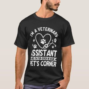 Camiseta Ótimo Assistente Veterinário Diz Cuidador de Anima