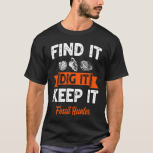 Camiseta Ótimo Caçador de Fósseis Citação Amor Caça de Fóss