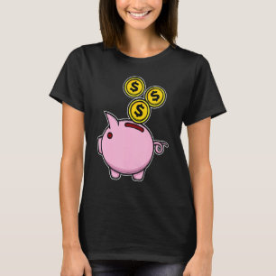Camiseta Ótimo Juros de Cofrinho de Finanças de Investiment