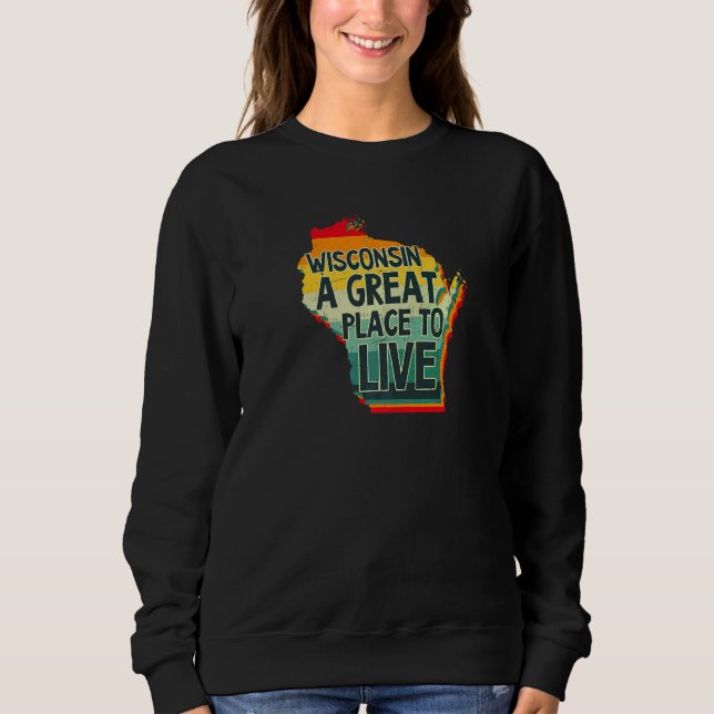 Camiseta Ótimo Local Ao Vivo Wisconsin (Frente)