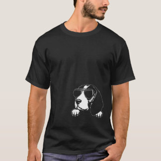 Camiseta Ótimo presente de Natal Beagle muito fixe