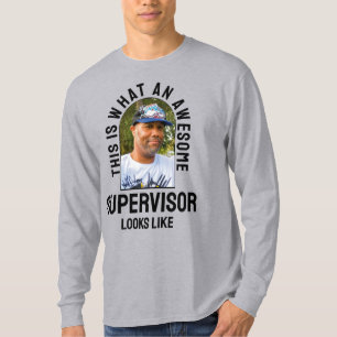 Camiseta ÓTIMO SUPERVISOR PARECE-SE COM O Photo Coworker