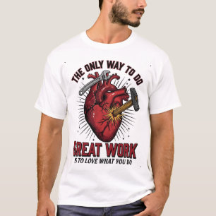 Camiseta Ótimo Trabalho Apreciação ao Funcionário Cresça e