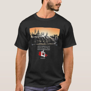 Camiseta ottawa canada Skyline Vacation Souvenir