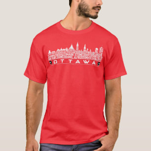 Camiseta Ottawa Hockey Team O Tempo Todo Legenda Ottawa Cit