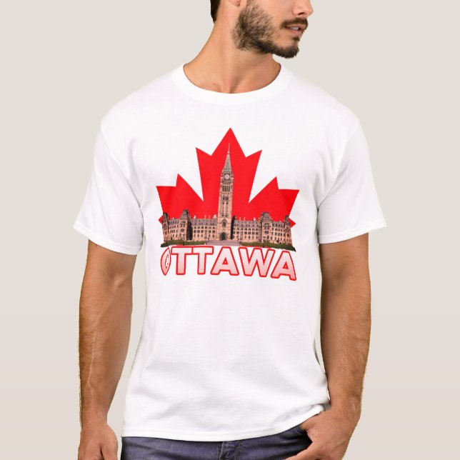Camiseta Ottawa, Ontário (Frente)