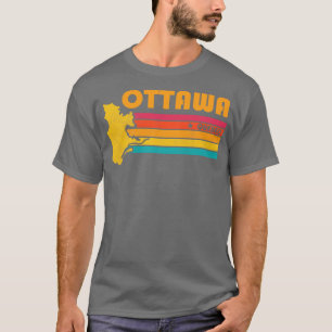Camiseta Ottawa Quebec Canada Vintage angustiou Souvenir