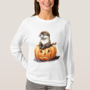 Camiseta Otter Adorável do Halloween