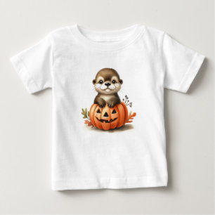 Camiseta Otter Adorável do Halloween
