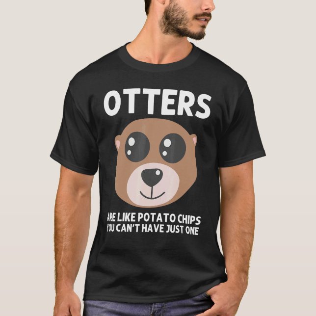 Camiseta Otter Animal For Men Women Sea Otter Mammals (Frente)
