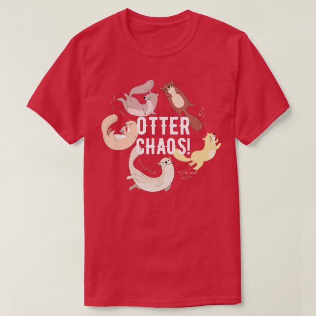 Camiseta Otter Chaos  (Frente do Design)